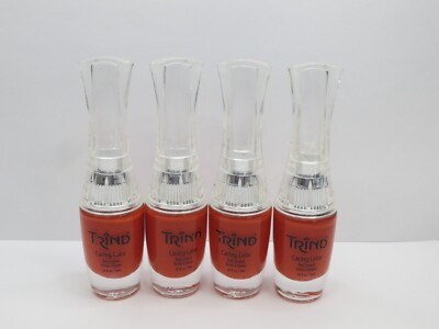 TRIND CARING COLOR NAIL LACQUER CC167 0.30 OZ DETAILS (LOT OF 4)