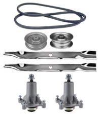 Poulan Pro PXT175G42 42" Mower Deck Parts Kit Spindles Blades Belt Idler Pulleys