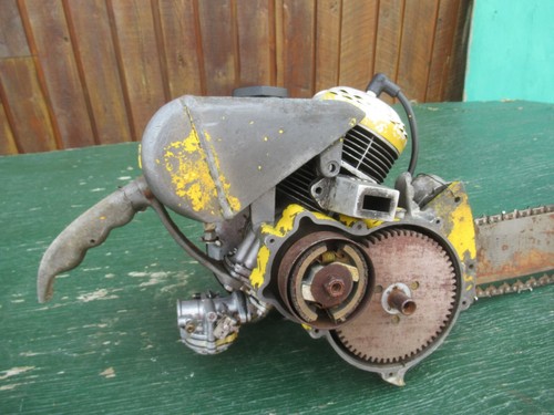 Vintage TERRILL Model 2771 Chainsaw Chain Saw 15" Bar For Parts or to Restore ? - Picture 8 of 11
