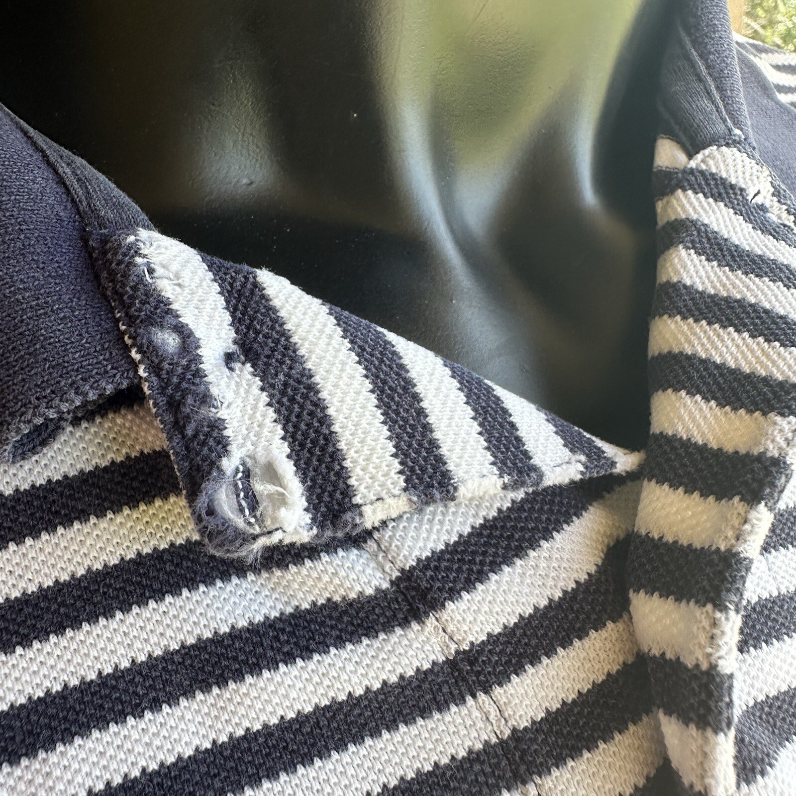 Polo Ralph Lauren camicia uomo XL blu bianco righe rosso logo pony