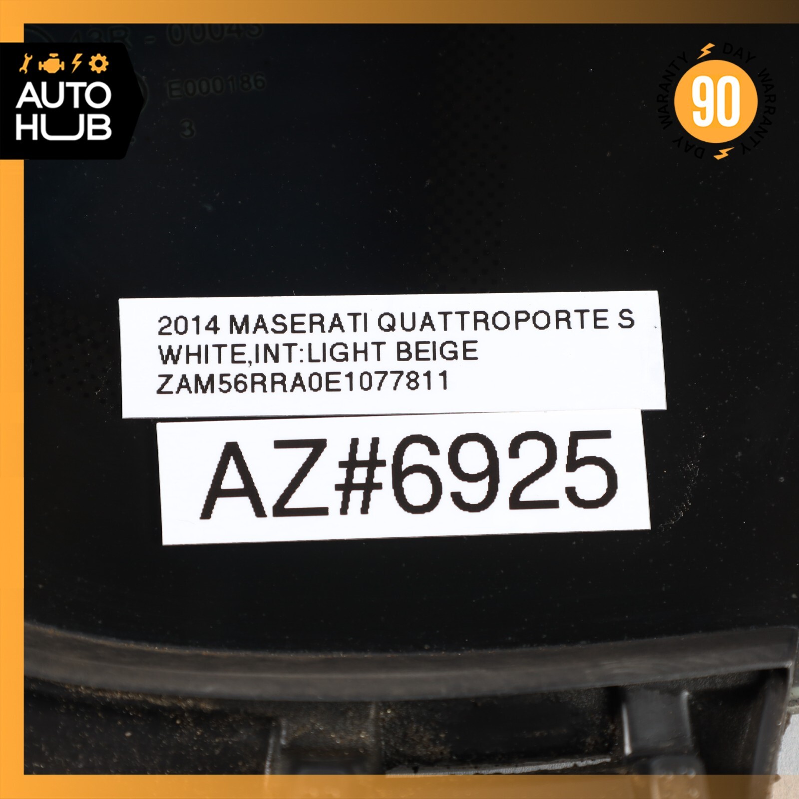 14-22 Maserati Quattroporte M156 Rear Right Side Quarter Window Glass OEM 69k