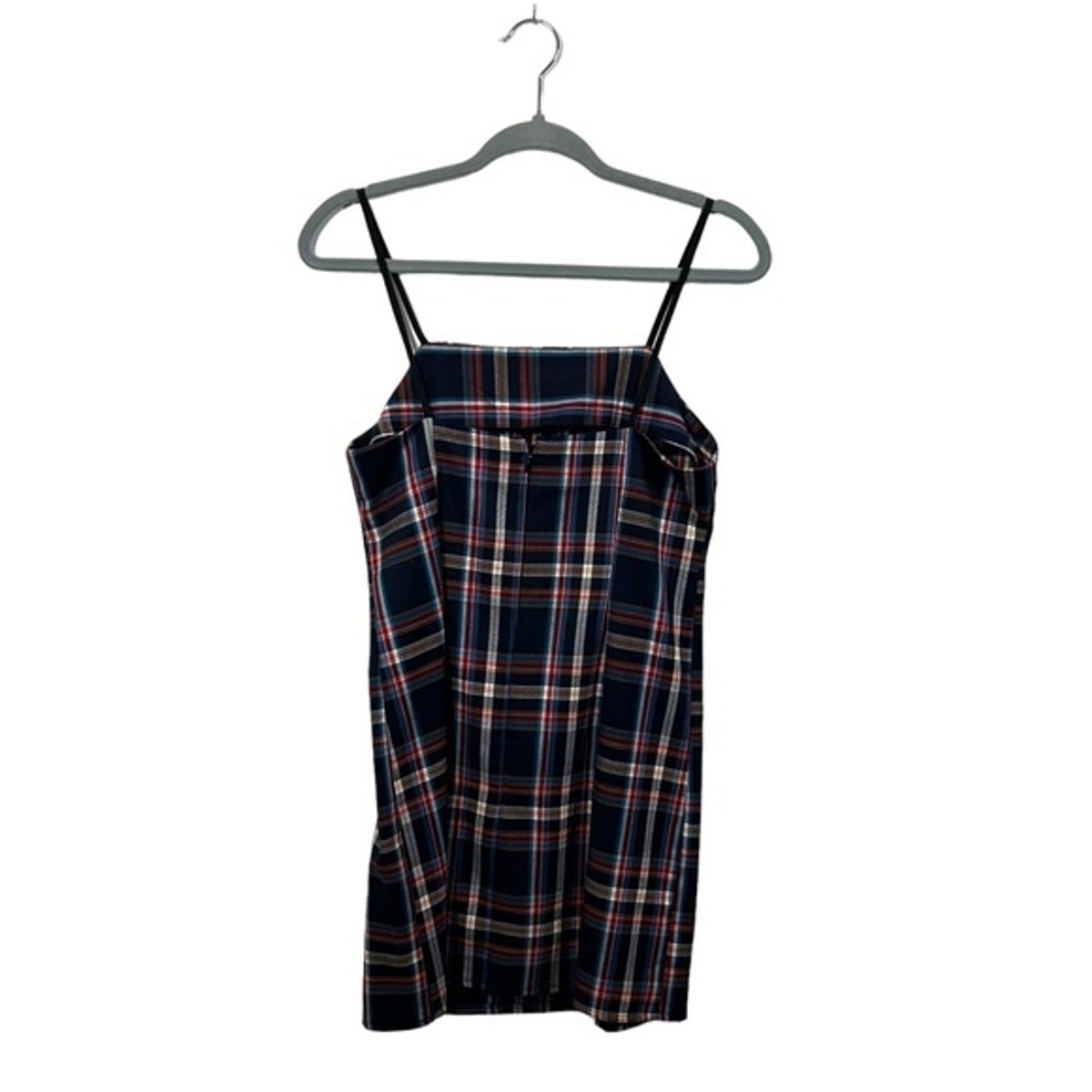 Urban Outfitters Urban Renewal Plaid Tartan Mini Dress S Academia Grunge Red