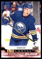 2022-23 UPPER DECK UD CANVAS YOUNG GUNS BRANDON BIRO ROOKIE BUFFALO SABRES #C215