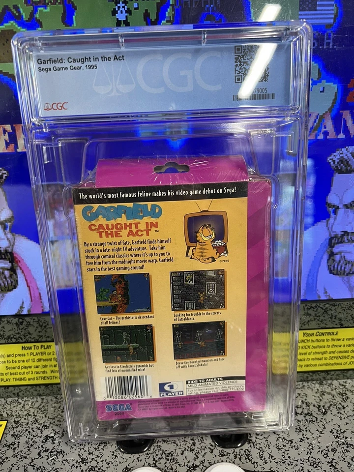 1995 Sega Game Gear Garfield: Caught in the Act Graded CGC 7.5 A Sealed - Image 3 of 4