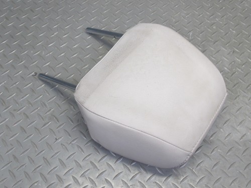07-09 NISSAN 350Z Z33 CONV SET OF 2 FRONT LEFT & RIGHT LEATHER HEADREST GRAY OEM - Picture 20 of 22