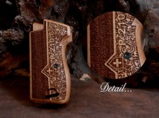 KSD Brand SIG P210-1/-4 /-5/-6/ DK M49 With Lanyard Ring Compatible Walnut Grip