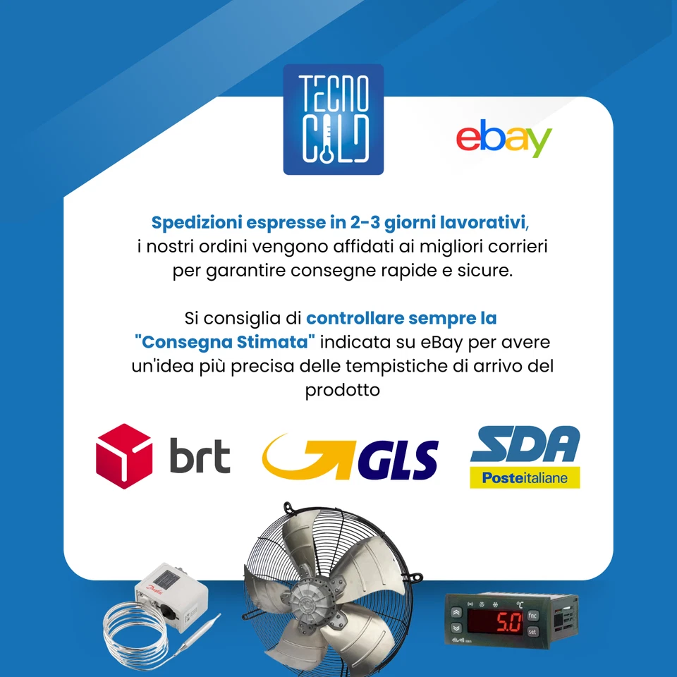 CONTROLLORE TERMOSTATO ELETTRONICO TEMPERATURA PER UNITÀ REFRIGERANTI DA 230V - Immagine 4 di 4