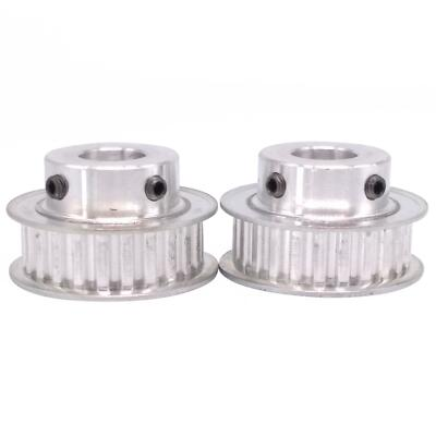#ad 2pcs XL 24T Timing Belt Pulley Synchronous Wheel 14mm Bore For 10mm Width Belt $22.39