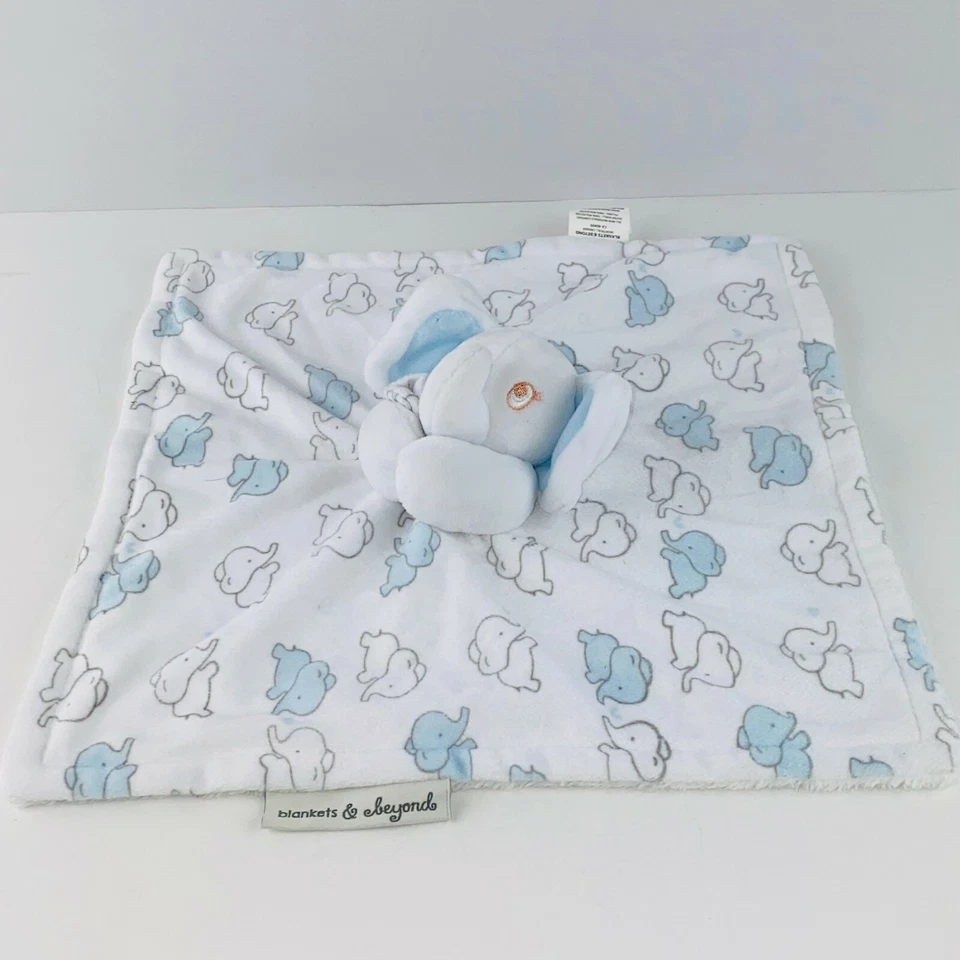 Beyond Blankets Elephant Themed Baby Babies Security Blanket Lovey  - Image 4 of 4