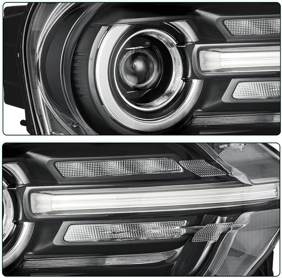 Faro LED completo para pasajero Ford Bronco Sport 2021-2024 lámpara derecha no halo Foto 3 de 4