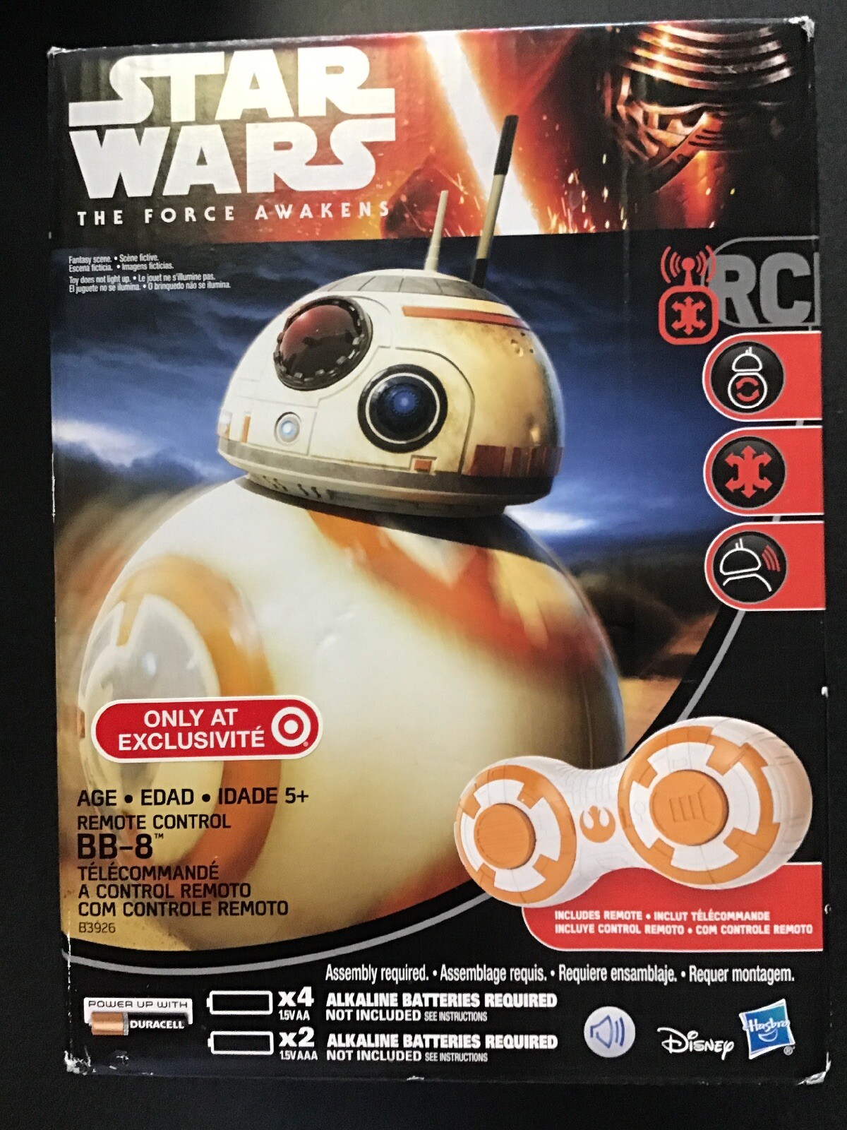 hasbro remote control bb8 instructions