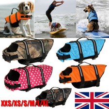 Adjustable Life Jacket Pet Dog Reflective Vest Puppy Swimming Safety Preserver