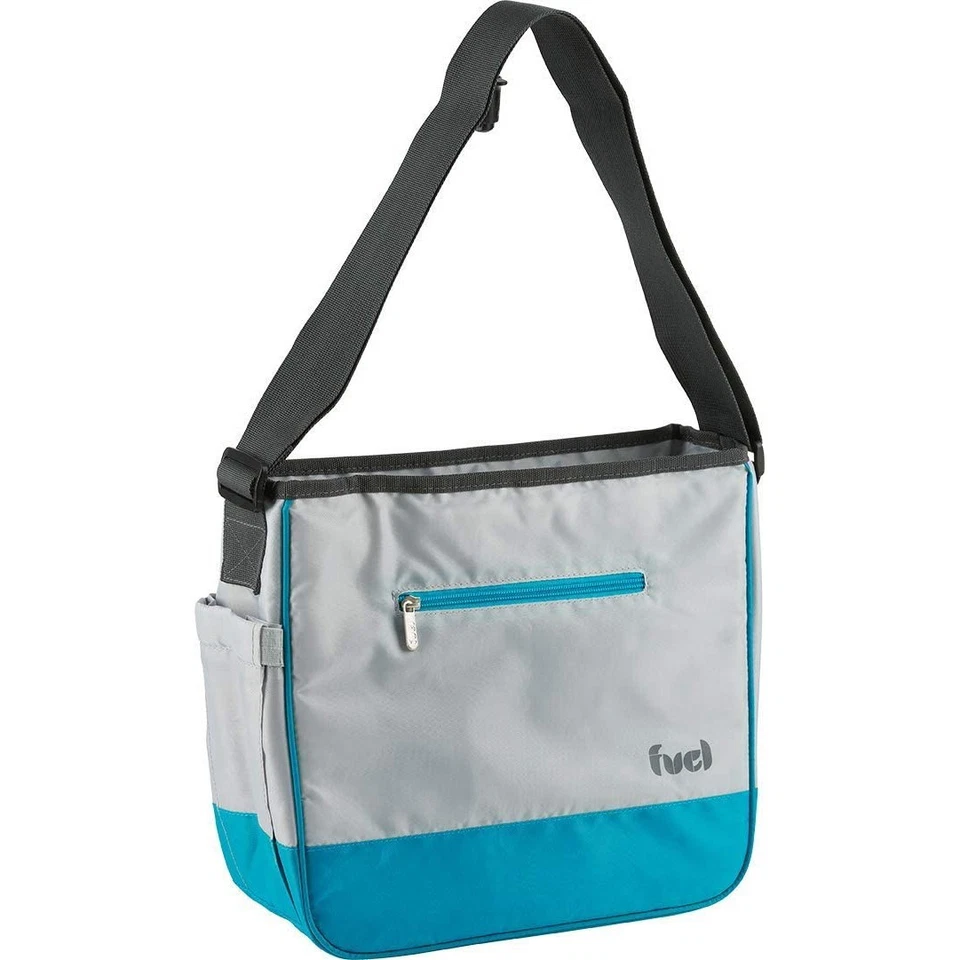 Bolso de Mano TRUDEAU con Aislamiento de Combustible con Compartimento Portátil ¡Azul Tropical! Foto 3 de 4