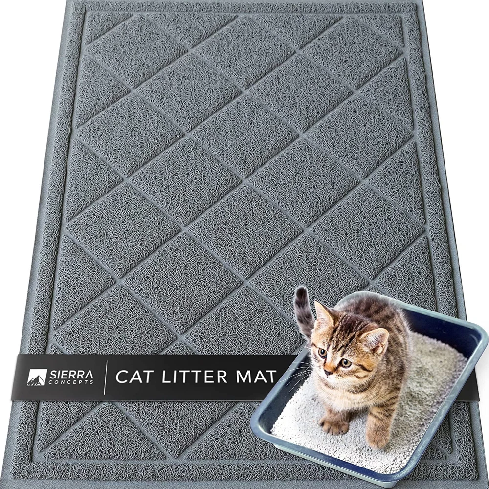 Sierra Concepts Large Cat Litter Mat 36x24 - Litterbox Kitty Box