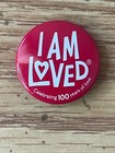 I AM LOVED Celebrating 100 years of Love Pin Button Helzberg Diamonds Rare — photo 1
