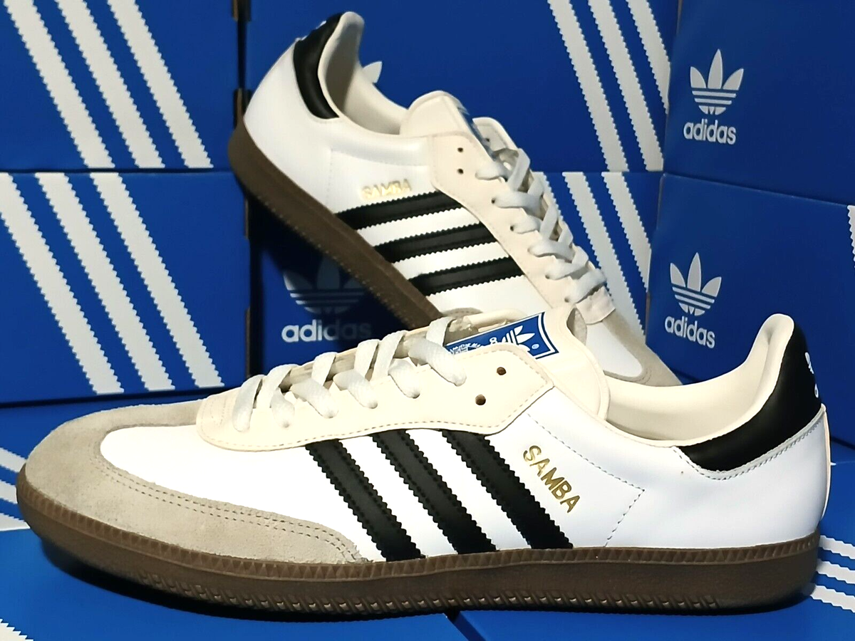 U.S. Men's 11 adidas Originals SAMBA OG SNEAKERS mfg 12/2014 U.S. Men's 11 adidas Originals SAMBA OG SNEAKERS mfg 12/2014