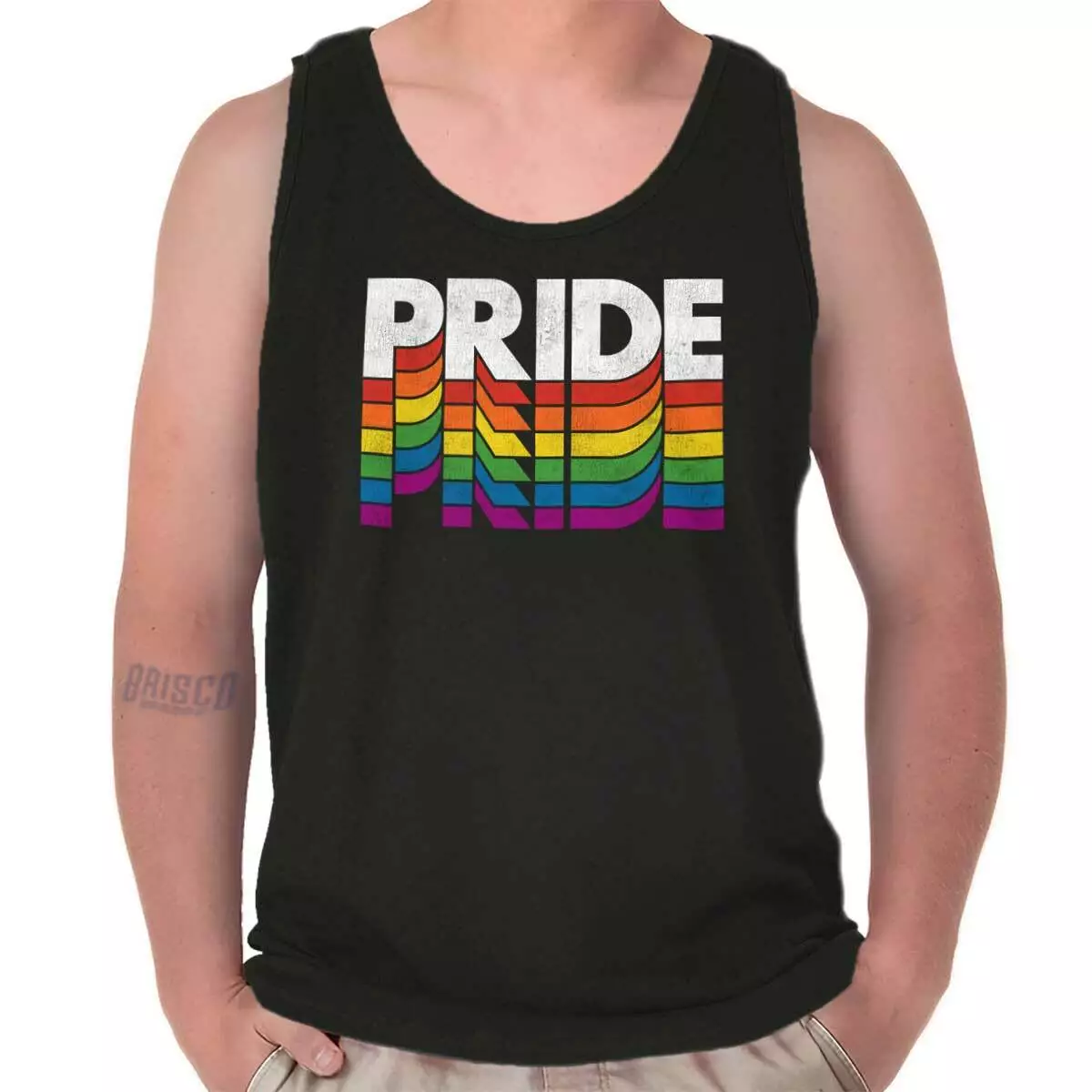 Gay Pride Rainbow LGBT Equality Rights Gift Adult Tank Top