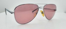 Vintage Girard 5611 Silver Pilot Metal Sunglasses France FRAMES ONLY