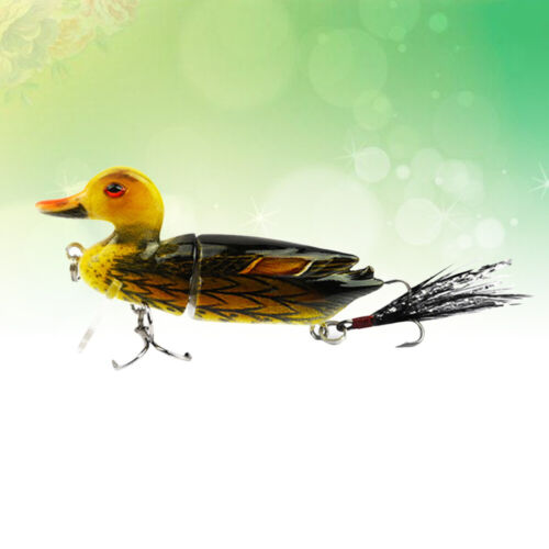 Angelzubehör 3D 7cm 10g Ente Floating Lures Süß- & Salzwasser Fischköder - Afbeelding 1 van 11