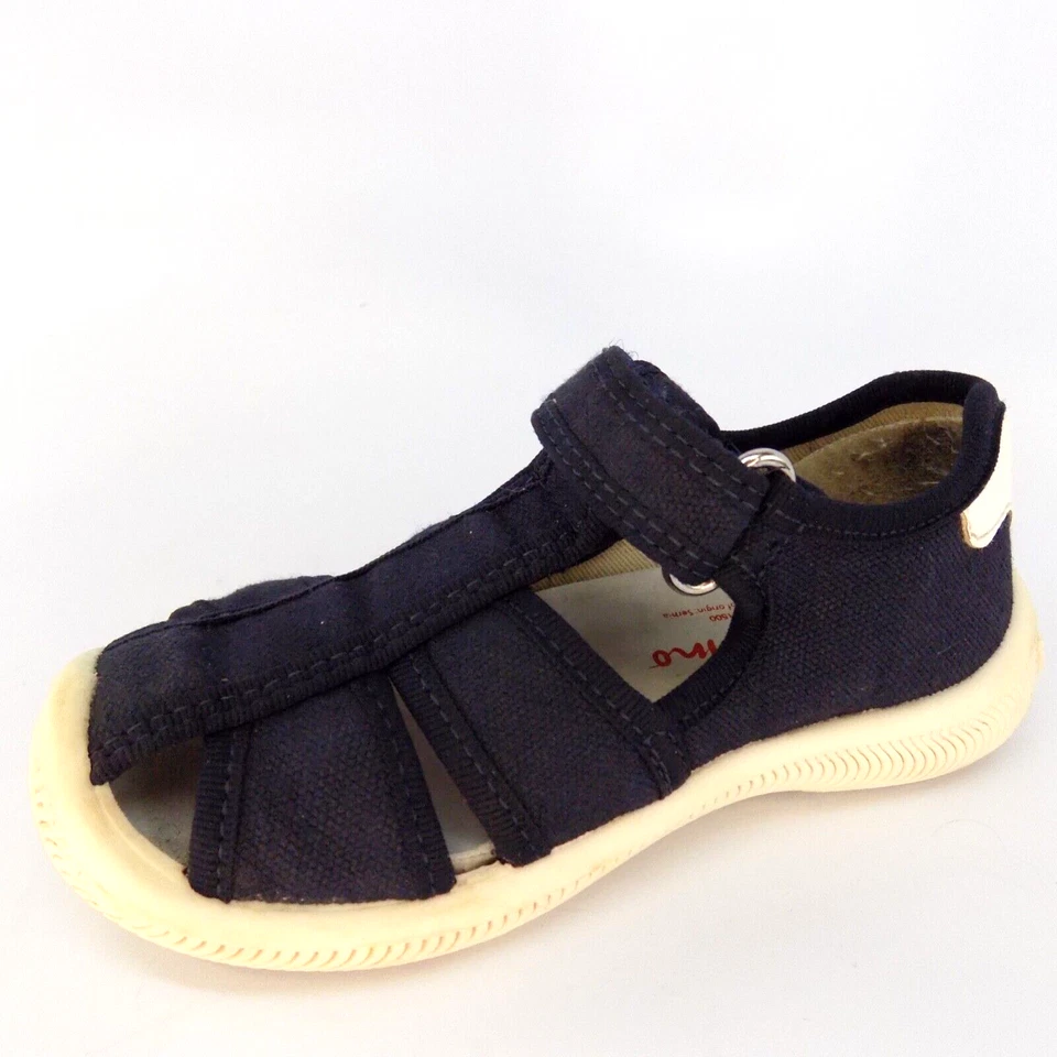 Sandalias informales Naturino para niña pequeña azul marino talla 6,5 M Foto 3 de 4