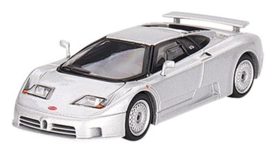 MINI GT 1/64 Bugatti EB110 GT Grigio Chiaro LHD Diecast Car Model Car MGT00704-L