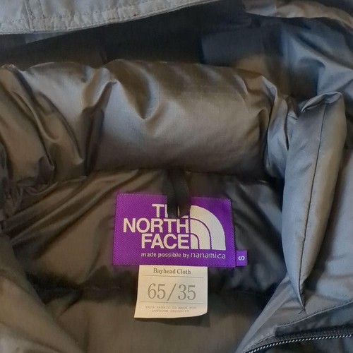 THE NORTH FACE PURPLE LABEL Ladies MOUNTAIN SHORT Down Jacket Size S Black NEW - Picture 3 of 5