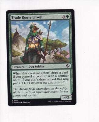 MAGIC THE GATHERING MTG TARKIR DRAGONSTORM TRADE ROUTE ENVOY (#1)