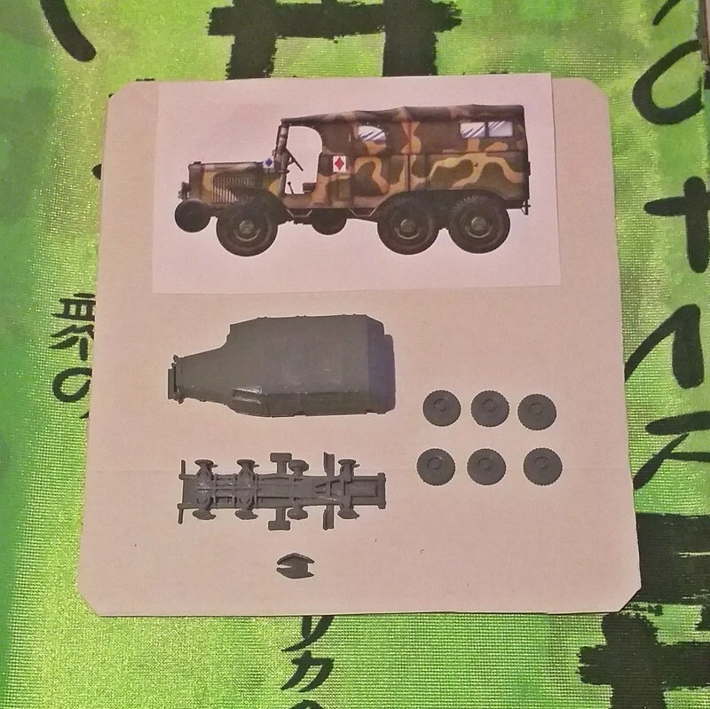 Kit maqueta para montar y pintar - Vehículo militar . Laffly S20 Tl- 1/72. - Imagen 3 de 3