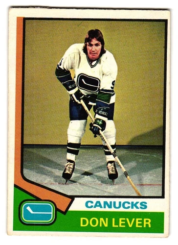 1974-75 O-Pee-Chee #94 Don Lever Vancouver Canucks OPC SKU#VS1104