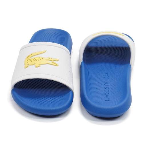 NEW Lacoste Men's Croco Slide Open Toe Sandals