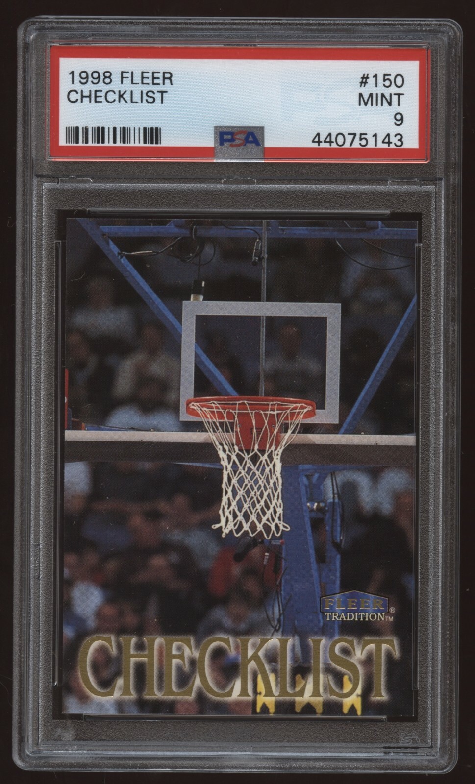 1998 Fleer Tradition CL Electrifying Playmakers Theatre Michael Jordan PSA 9 1/1