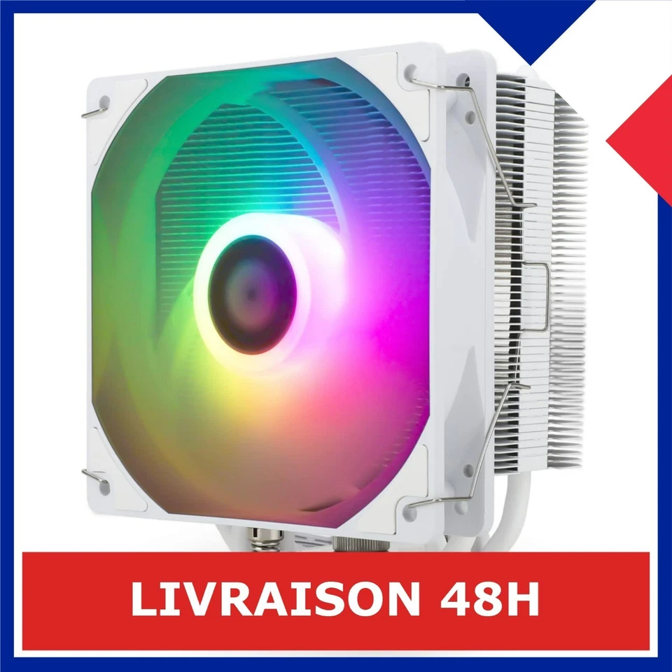 Ventilateur CPU Thermalright Assassin King 120 SE White ARGB AM4 AM5 - Photo 1/4