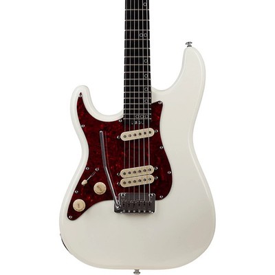 Schecter Guitar Research MV6 LeftHanded Electric Guitar Olympic White