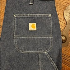 Carhartt Dungaree Fit Men's Carpenter Style Denim Relaxed Jeans NWOT 382-83