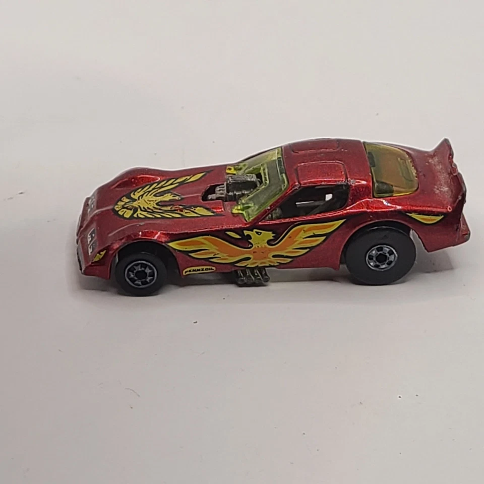 Vintage 1977  HOT WHEELS Black Wall Firebird Funny Car Body Lifts Loose V Good - Image 4 of 4