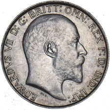 1903 Florin - Edward VII British Silver Coin - Very Nice
