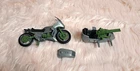 GI Joe ARAH Silver Mirage Motorcycle 1985 Incomplete For Parts