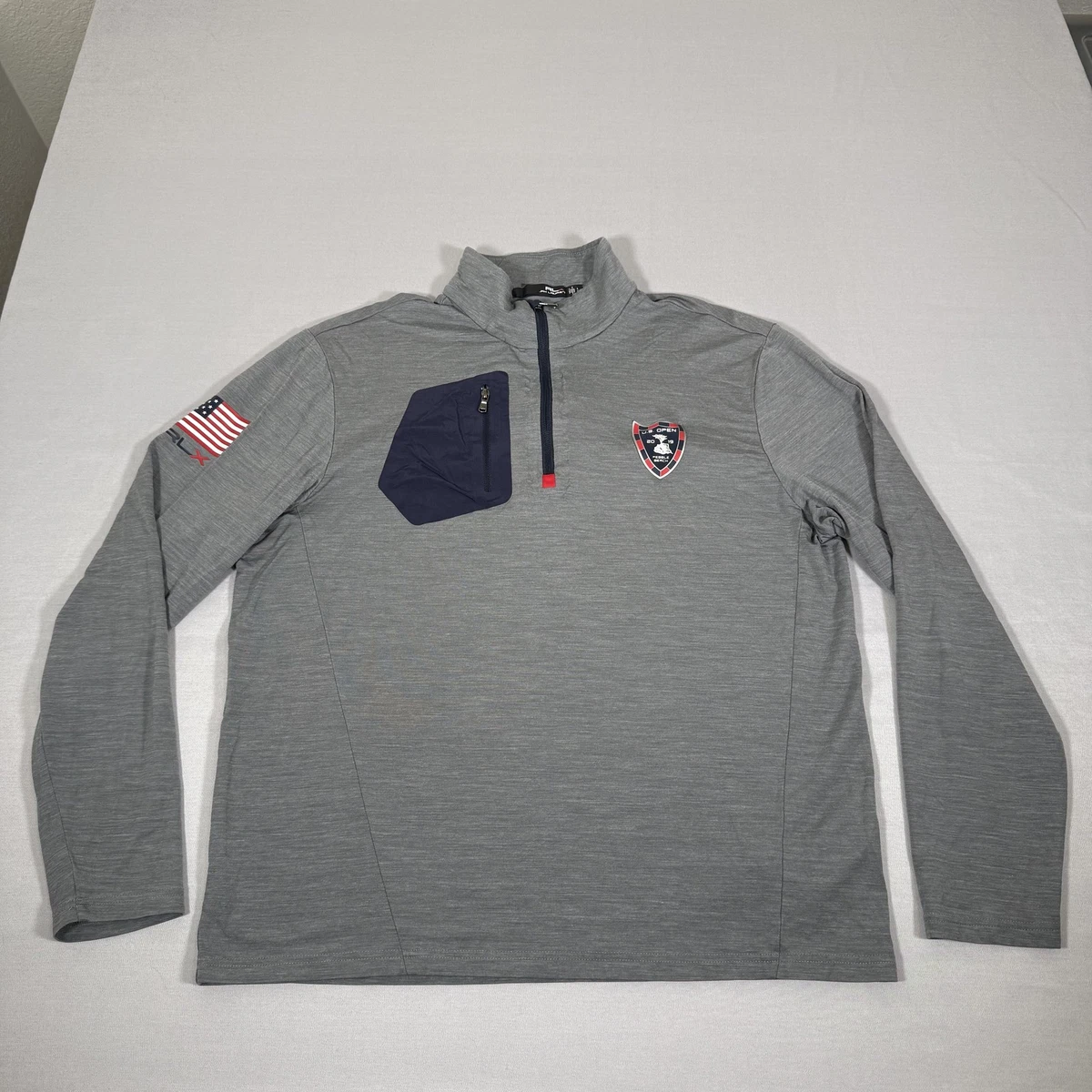 RLX Ralph Lauren Gray Regular Activewear Tops for Men for Sale