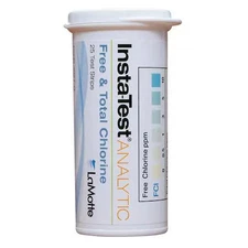 Insta-Test 3027-G Test Strip, Free/Total Chlorine, 0-10Ppm, Pk25