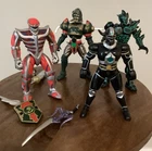 VTG Power Ranger Figures Lot of 4 Lord Zedd,Zurgane,Ecliptor, Magna Defender
