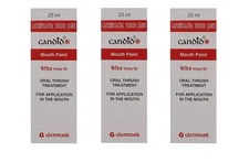 Candid Mouth Paint For Oral Thrush Treatment 25 ml - Pack of 3