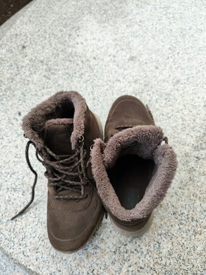 Winterschuhe Damen, Skechers -Go Walk City - Cozy  Braun 39,5