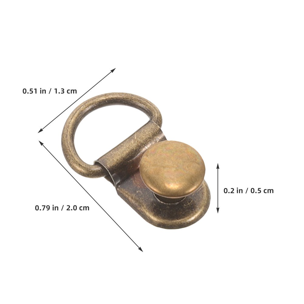 60 Pcs Shoe Accessories Eyelet Hooks for Boots Fasteners Footwear