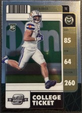 2022 Chronicles Contenders Optic Trey McBride #15 Colorado State ROOKIE Card!