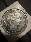 USA 1894-S Barber Half Dollar 50 Cents Silver Coin