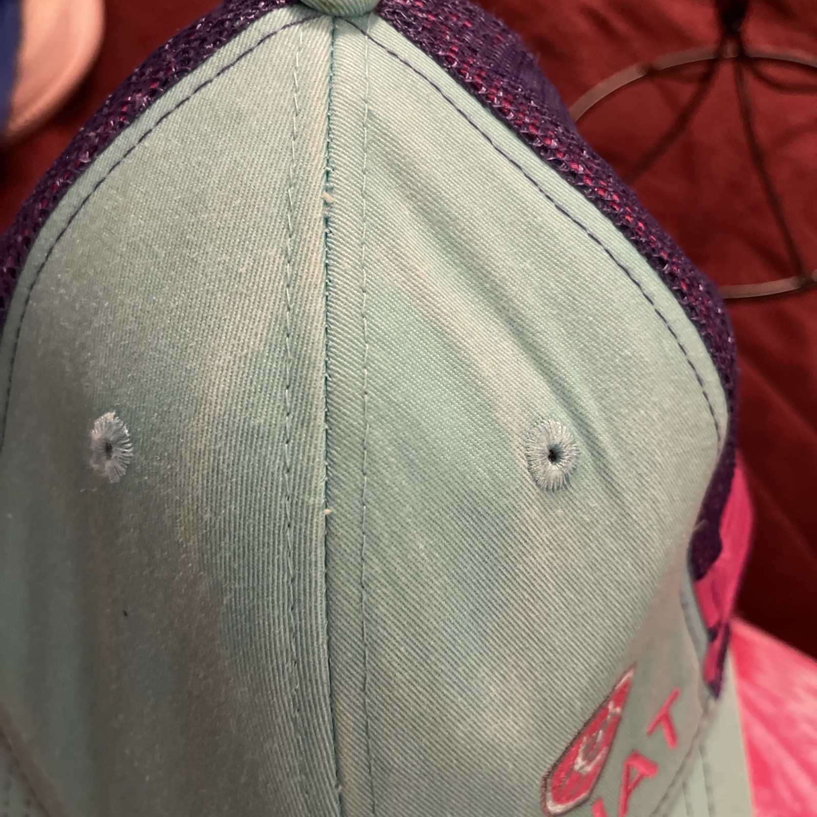 Ariat Baseball Cap Snapback Hat Mesh Back Colorfu… - image 7