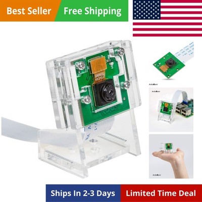 for Raspberry Pi Camera Module with Case, 5MP 1080P for Raspberry Pi 5, 4, 3/...