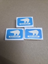 Eisbär-Nadeln 3 Päckchen Standarten gelb/blau/rot