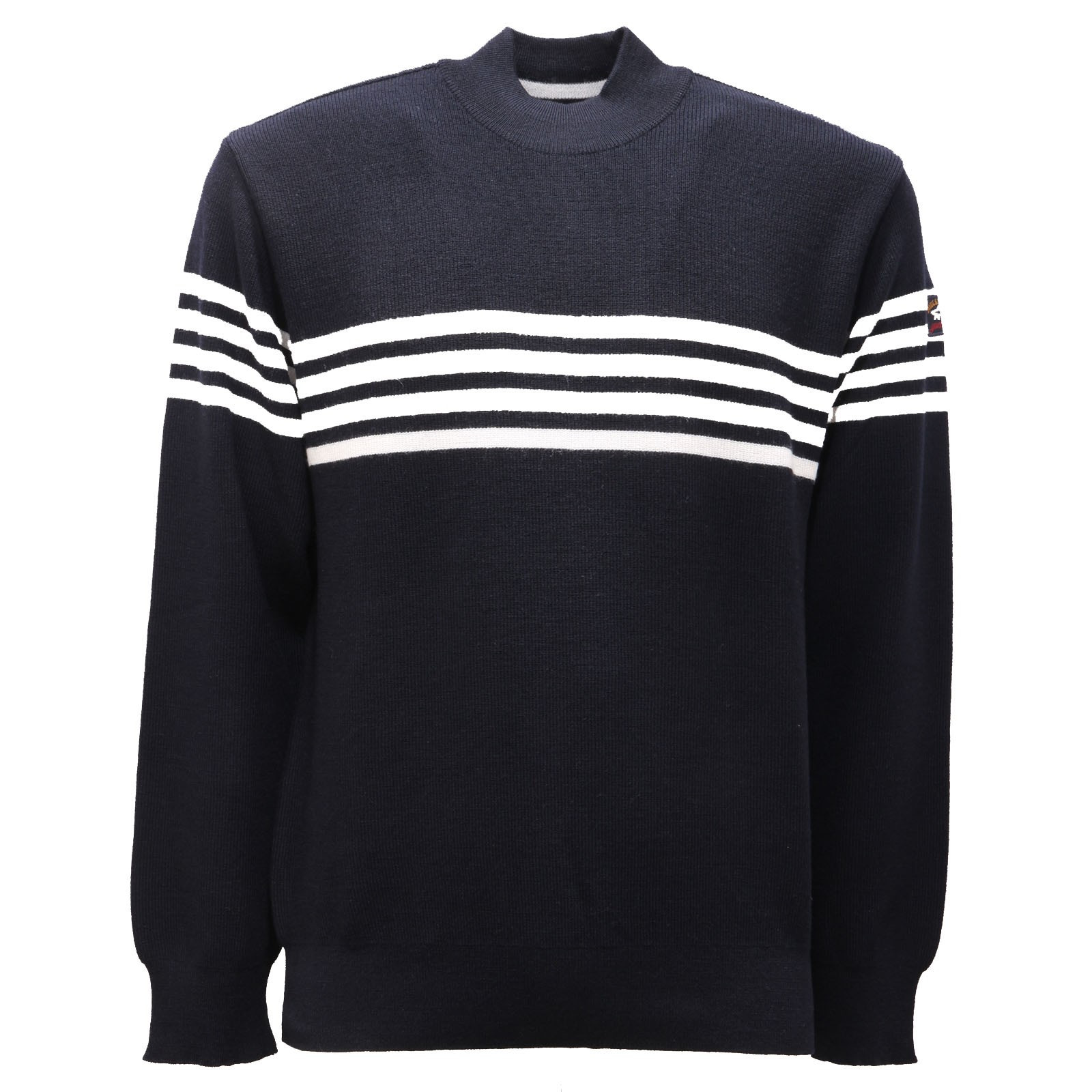 0205AF maglione uomo PAUL - SHARK синий свитер из смесовой шерсти мужской