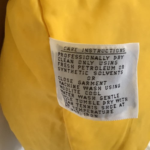 Giacca Duck-Down-Filled Puffer Jacket Womens L Vtg Colorblock 6" Black Fringe - Picture 13 of 24